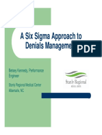 A Six Sigma Approach To Denials Management