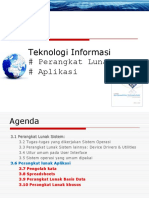 Teknologi Informasi # Perangkat Lunak # Aplikasi