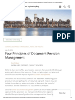 Four Principles of Document Revision Management