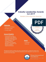 Industry Leadership Awards ILA 2019: Celebrating The Achievements of Industry Leaders