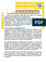 La Constitución para Sexto de Primaria