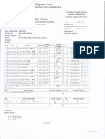 Universitas Dhyana Pura FAKULTAS EKONOMIKA DAH FIUMANIORA DAFTAR NILAI UJIATT AKHIR SEMESTER Semester : Genap 20