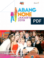 Materi Spesial Untuk Abang None Jakarta 2019