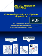 Sindrome Del Intestino Irritable - Dra. Adelina Lozano Miranda