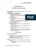 Filosofia Tema 4: La Logica Formal Y La Logica Informal