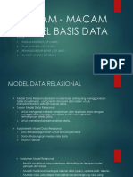 Macam - Macam Model Basis Data