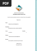 TAREA 2 ,Gestion de Mantenimiento.