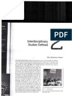 Intro To Interdisciplinary Studies, CH 2