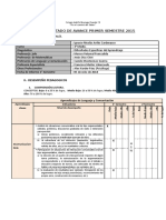 formato Estado de avance