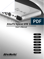 Avertv Hybrid STB 1080I: User'S Manual