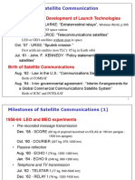 Satcom Vision and Development of Launch Technologies: The Advent of Satellite Communication