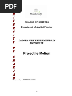 Projectile Motion