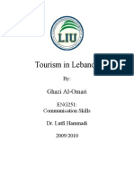 Tourism in Lebanon - Ghazi Al Omari