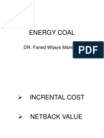 Energy Coal: DR. Faried Wijaya Mansoer