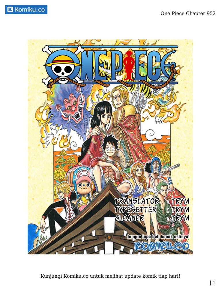 Komiku Co One Piece Chapter 952 Pdf