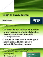 It As A Resource