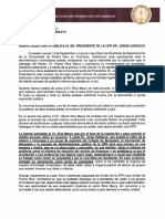 Carta Que Solicita El Retiro de Renuncia de Héctor Ríos Maury