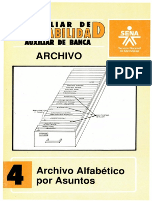 04 Archivo Alfabetico Por Asuntos | PDF | Archivo de computadora |  Informática y tecnología de la información