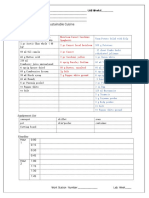 Timeline Local and Sustainable Cuisine: Ingredient List