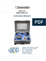 Manual GDD IP TX-II Transmitter