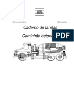 Caderno tarefas caminhão betoneira