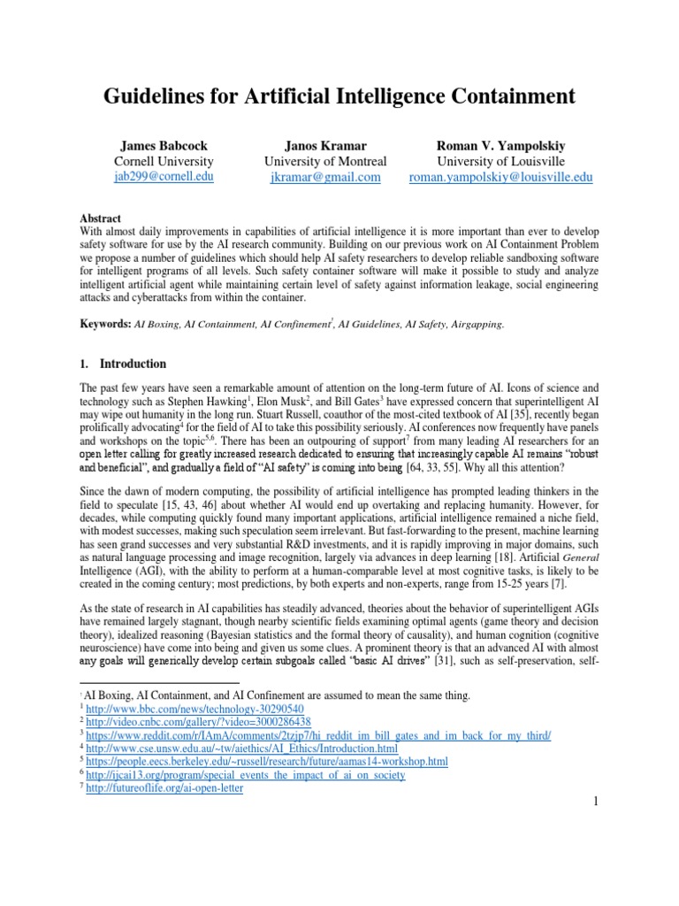 AI Safety | PDF | Technological Singularity | Artificial Intelligence