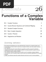 Variable Functions of A Complex: Learning Outcomes