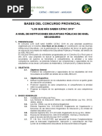 Bases Concurso Los Que Mas Saben Cátac 2019