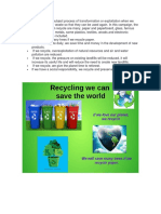 Evidence Recycling Campaign
