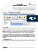Instructivo Tipos de Documentos Gestión: Ver. 7.2 y Superiores