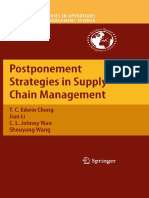 (International Series in Operations Research & Management Science 143) T. C. Edwin Cheng, Jian Li, C. L. Johnny Wan, Shouyang Wang (auth.) - Postponement Strategies in Supply Chain Management-Springer.pdf