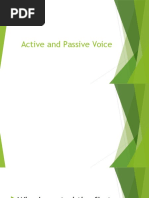 Active and Passive Voice