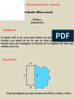 Calculo DiferencialTema 2 Funciones