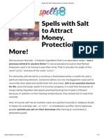 Spells With Salt To Attract Money, Protection & More!