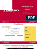 Manual Instructivo - Sistema de Evaluación PDF
