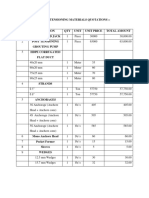 Post Tensioning Materials Quotations