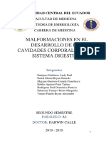 Seminario II. Malformaciones Dig. y Cav.