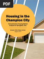 Final HousingInTheChampionCity August2019