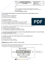 Devoir de Contrôle N°1 - SVT - Bac Mathématiques (2015-2016) Mme Ben Slimène Najoua PDF