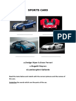 Sports Cars: Dodge Viper, Enzo Ferrari, Bugatti Veyron, Lamborghini Gallardo