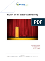 953938 Report on the Voice Over Industry 2007