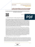 Dialnet LaRelacionEntreLosEstilosDeAprendizajeYElUsoDeLasT 5618896 - Doi PDF