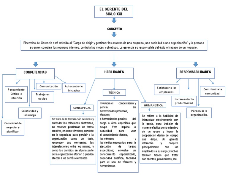 Mapa Conceptual Gerente Camilo Pdf Creatividad Conocimiento