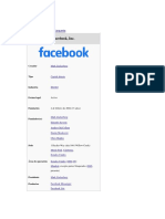 Sistema Organizacional de Facebook
