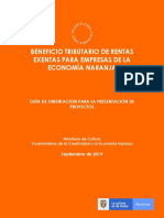 Guia Aplicacion Rentas Exentas Economia Naranja