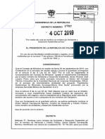 Decreto 1787 Del 04 de Octubre de 2019