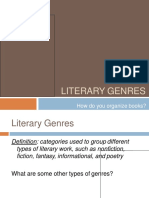 Literary Genres: How Do You Organize Books?