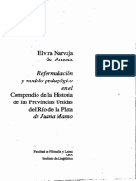 Arnoux - Reformulación y Modelo Pedagógico