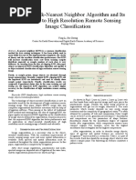 An Improved K-Nearest Neighbor Algorithm and Its Application To High Resolution Remote Sensing Image Classification