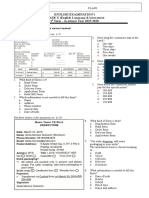 English Exam Questions on Hotel Form, Order Form, Magazine Subscription